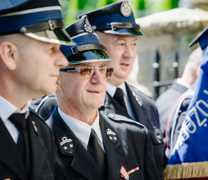 Poświęcenie wozu ratowniczo-gaśniczego we Florynce