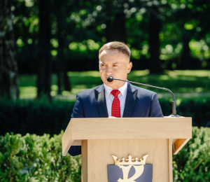 Uroczyste obchody Święta Wojska Polskiego w Grybowie