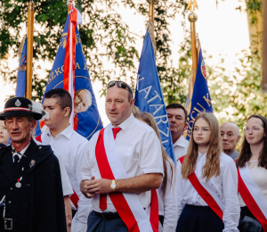 Uroczyste obchody Święta Wojska Polskiego w Grybowie