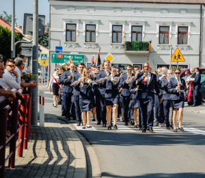 Uroczyste obchody Święta Wojska Polskiego w Grybowie