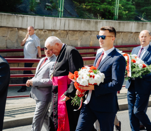 Uroczyste obchody Święta Wojska Polskiego w Grybowie