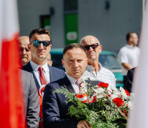 Uroczyste obchody Święta Wojska Polskiego w Grybowie
