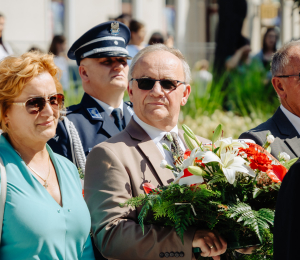 Uroczyste obchody Święta Wojska Polskiego w Grybowie