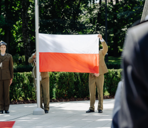 Uroczyste obchody Święta Wojska Polskiego w Grybowie