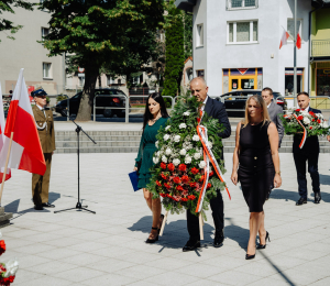 Uroczyste obchody Święta Wojska Polskiego w Grybowie