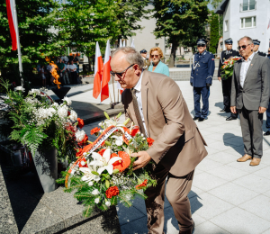 Uroczyste obchody Święta Wojska Polskiego w Grybowie