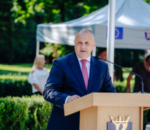 Uroczyste obchody Święta Wojska Polskiego w Grybowie