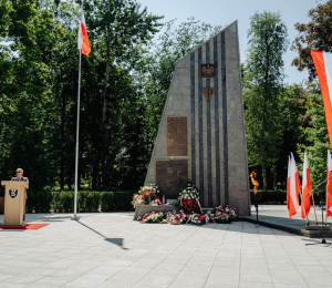 Uroczyste obchody Święta Wojska Polskiego w Grybowie