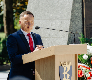 Uroczyste obchody Święta Wojska Polskiego w Grybowie