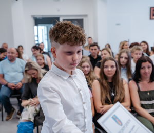 Najzdolniejsi uczniowie otrzymali stypendia Wójta Gminy Grybów