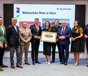 Stara Wieś z Gminy Grybów najlepszą Małopolską Wsią w Sieci!