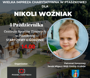 Wielka impreza charytatywna w Ptaszkowej dla Nikoli Woźniak