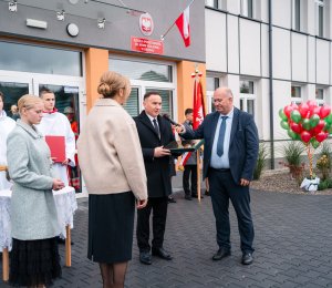 Uroczyste otwarcie nowego budynku Szkoły Podstawowej im. Armii Krajowej w Gródku