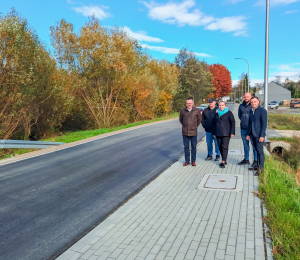 Nowa nawierzchnia na drodze powiatowej Stróże – Wyskitna – Polna