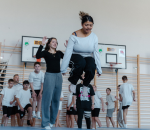 Młodzież z Francji z wizytą w naszej gminie