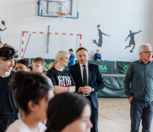 Młodzież z Francji z wizytą w naszej gminie