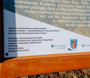 „Bastiony Pamięci – Ścieżka Bohaterów i Panorama Historii” w Stróżach oficjalnie otwarta