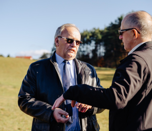 Samorządowcy z wizytą na inwestycjach w Gminie Grybów