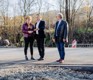 Samorządowcy z wizytą na inwestycjach w Gminie Grybów