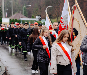 Gmina Grybów uczciła 107. rocznicę odzyskania przez Polskę Niepodległości