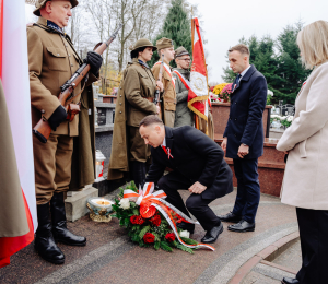 Gmina Grybów uczciła 107. rocznicę odzyskania przez Polskę Niepodległości