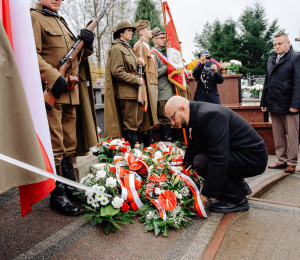 Gmina Grybów uczciła 107. rocznicę odzyskania przez Polskę Niepodległości