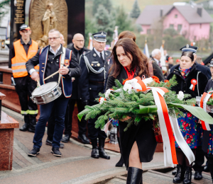 Gmina Grybów uczciła 107. rocznicę odzyskania przez Polskę Niepodległości