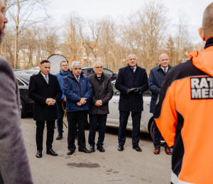 Do podstacji Sądeckiego Pogotowia Ratunkowego w Grybowie trafił nowoczesny ambulans.