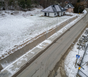 638 metrów bezpieczeństwa dla pieszych – nowy chodnik w Krużlowej Niżnej gotowy!