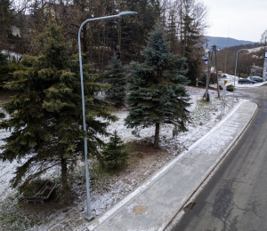 638 metrów bezpieczeństwa dla pieszych – nowy chodnik w Krużlowej Niżnej gotowy!