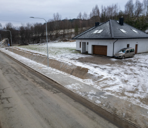 638 metrów bezpieczeństwa dla pieszych – nowy chodnik w Krużlowej Niżnej gotowy!
