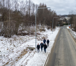 638 metrów bezpieczeństwa dla pieszych – nowy chodnik w Krużlowej Niżnej gotowy!