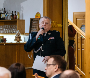 Uroczyste posiedzenie Zarządu Oddziału Miejsko-Gminnego ZOSP RP w Grybowie