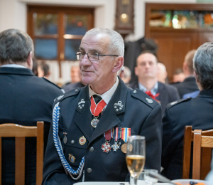 Uroczyste posiedzenie Zarządu Oddziału Miejsko-Gminnego ZOSP RP w Grybowie