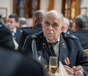 Uroczyste posiedzenie Zarządu Oddziału Miejsko-Gminnego ZOSP RP w Grybowie