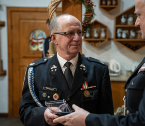 Uroczyste posiedzenie Zarządu Oddziału Miejsko-Gminnego ZOSP RP w Grybowie