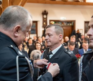 Uroczyste posiedzenie Zarządu Oddziału Miejsko-Gminnego ZOSP RP w Grybowie