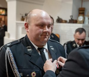 Uroczyste posiedzenie Zarządu Oddziału Miejsko-Gminnego ZOSP RP w Grybowie