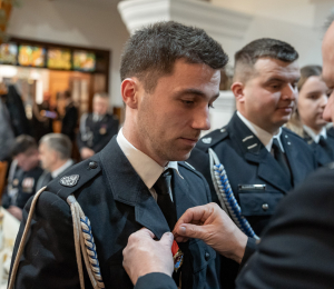 Uroczyste posiedzenie Zarządu Oddziału Miejsko-Gminnego ZOSP RP w Grybowie