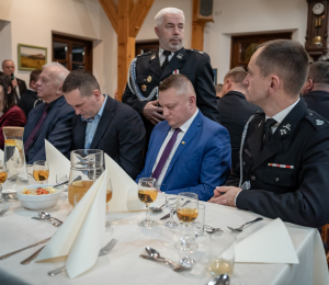 Uroczyste posiedzenie Zarządu Oddziału Miejsko-Gminnego ZOSP RP w Grybowie