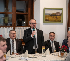 Uroczyste posiedzenie Zarządu Oddziału Miejsko-Gminnego ZOSP RP w Grybowie