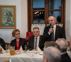 Uroczyste posiedzenie Zarządu Oddziału Miejsko-Gminnego ZOSP RP w Grybowie