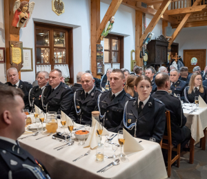 Uroczyste posiedzenie Zarządu Oddziału Miejsko-Gminnego ZOSP RP w Grybowie
