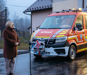 Nowy samochód ratowniczo-gaśniczy dla OSP Krużlowa Wyżna