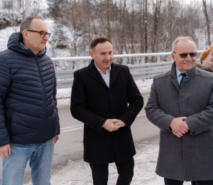 Nowy most w Krużlowej Wyżnej oficjalnie otwarty