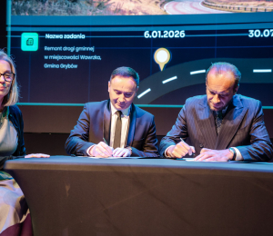 Dofinansowanie dla Gminy Grybów w ramach Rządowego Funduszu Rozwoju Dróg