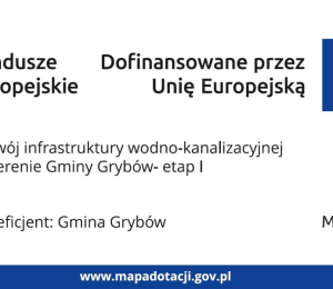 Rozwój infrastruktury wodno-kanalizacyjnej na terenie Gminy Grybów – etap I - zakup i dostawa ciągnika z przyczepą
