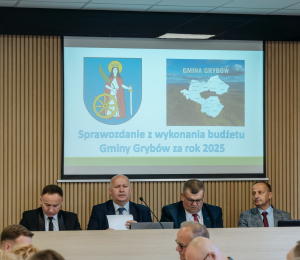 XXVIII Sesja Rady Gminy Grybów - absolutorium dla Wójta Gminy Grybów