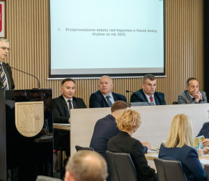 XXVIII Sesja Rady Gminy Grybów - absolutorium dla Wójta Gminy Grybów