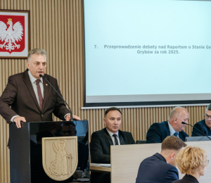 XXVIII Sesja Rady Gminy Grybów - absolutorium dla Wójta Gminy Grybów
